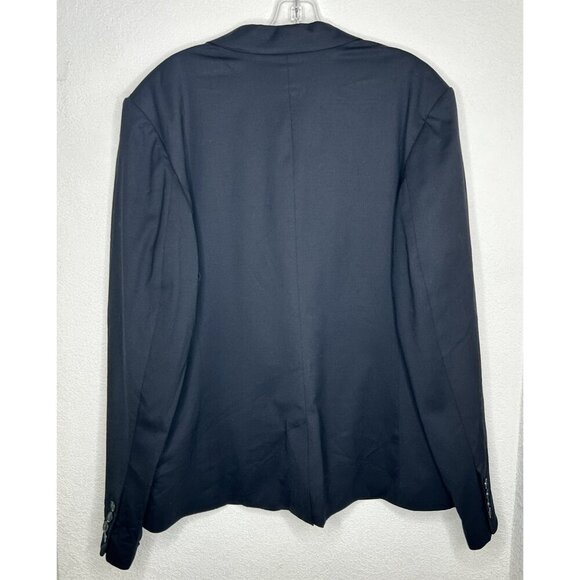 Eddie Bauer Blazer Womens 20 Tall Wool Blend Two Button Office Career Jacket - Picture 2 of 14